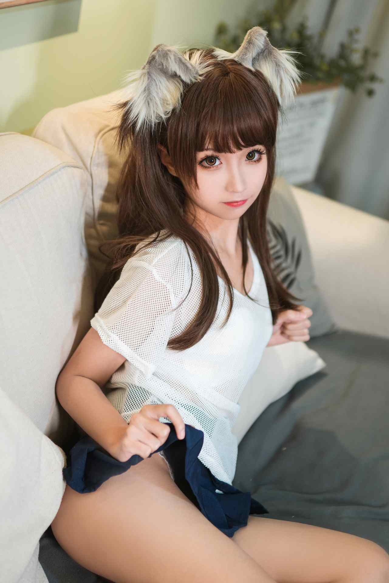 NO.046蠢沫沫短裙猫耳美丽写真【40P】-可宝主